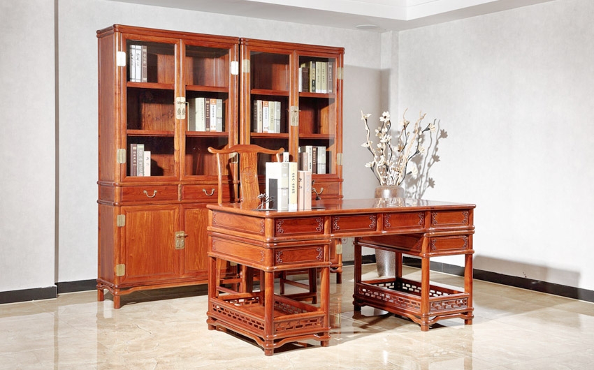 明式书桌书柜